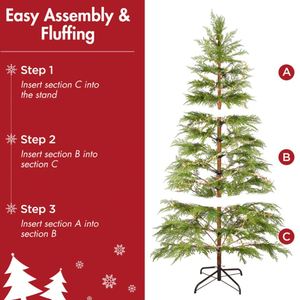 Árbol de Navidad Artificial de PVC, Mini, de Lujo, Denso, Preiluminado con LED, para Decoración de Interiores, Vestíbulos de Hotel, Premium - Product Image 3