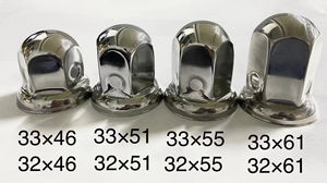 <span class=keywords><strong>Cache</strong></span>-écrou 33 mm / 38 mm / 41 mm <span class=keywords><strong>Cache</strong></span>-écrou en acier inoxydable - Product Image 3