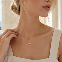 Collier en acier inoxydable avec pendentif goutte d'eau en zircon coloré du signe du zodiaque, pierre de naissance, inaltérable, pour homme et femme, cadeau bijou