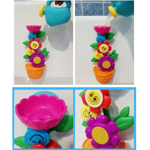 Juguetes de Baño Unisex para Niños de 2 a <span class=keywords><strong>4</strong></span> Años, Flor y Taza con Rociador, Hechos de Plástico y Agua, Regalos para Niños Pequeños y Bebés - Product Image 5