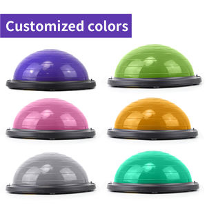 Zhensheng Fitness Half <span class=keywords><strong>Ball</strong></span> Balón de ejercicio de estabilidad para equilibrio de yoga Balón de equilibrio medio de calidad premium - Product Image 5