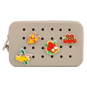 Gran oferta, Diy forma personalizada, diseñador de viaje, tarjetero rectangular, bolsa de almacenamiento, billetera bonita de silicona, monedero para niños y niñas - Product Image 5