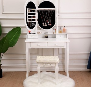 Wooden <strong>Dressing</strong> <strong>Table</strong> New the 2019 <strong>Black</strong> and White Bedroom Furniture Dresser Home Furniture Modern Panel - Product Image 4
