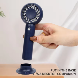 Ventilador de Mano USB Recargable de Alta Velocidad, Mini Ventilador Portátil con Logotipo Personalizado al por Mayor de Fábrica 2025, Ventilador de Tres Velocidades para Mujeres - Product Image 5