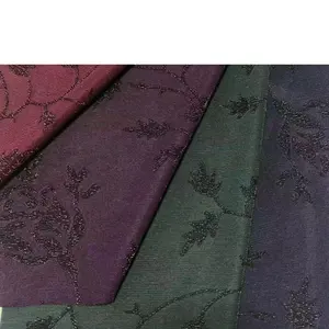 Stretch-Textil gewebe aus weichem Lurex für Kleidungs stücke Poly-Lurex-Strick-Jacquard-Stoff Artikel-Nr. LX2022A44