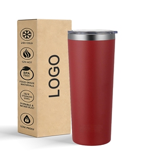 Termos al por Mayor de Acero Inoxidable con Aislamiento al Vacío para Deportes y Café, 22 oz, Doble Pared, Botella con Tapa Hermética - Product Image 1
