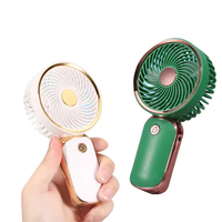 Ventilateur de poche USB mini portable simple de bureau, couleur contrastée, logo personnalisé, climatisation, ventilateur de refroidissement manuel