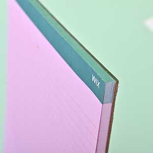 Customized Classic Square Shape Kraft Paper Student Stationery Blank Upper Horizontal Line <b>Memo</b> <b>Pad</b> Loose Leaf Notepad for Home - Product Image 4
