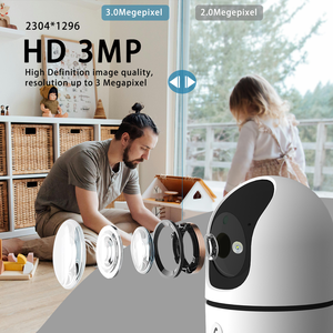 กล้องวงจรปิด WiFi PTZ หมุนได้ 360 องศา พร้อมระบบมองเห็นกลางคืนแบบสีเต็มรูปแบบ ควบคุมผ่านแอป SuLink สำหรับผู้สูงอายุ เด็ก และการดูแลบ้าน ด้วยปุ่มโทรเพียงคลิกเดียว - Product Image 6