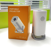 Proyektor Portabel S40 Mini Android 14, dengan Chip H723 Proyektor Smartphone LED Max 4K untuk Siang Hari 4K UHD Smart Beamer