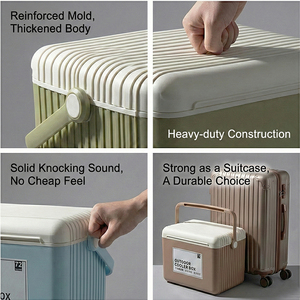 Nevera Portátil de 13L <span class=keywords><strong>para</strong></span> Exteriores, con Logotipo Personalizado, Caja de Hielo de Plástico Rígido, Regalo Corporativo, Nevera <span class=keywords><strong>para</strong></span> Camping y Pesca con Cerradura, Venta al Por Mayor - Product Image 5