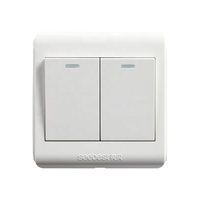 220v SEEBEST 럭셔리 블랙 전기 콘센트 라이트 UK BS 전원 스위치 벽 스위치 및 소켓 가정용