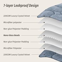 Couverture lestée de 7 lb pour adultes, petite couverture lestée pour les voyages, couverture lestée douce pour la sieste apaisante
