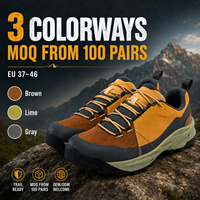 Chaussures de randonnée d'extérieur à bout large et zéro drop pour hommes et femmes, idéales pour le trekking, la marche et le camping sur sentier
