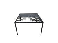Haute quantité de ventes Pergola à toit en aluminium monocouche rétractable au design moderne