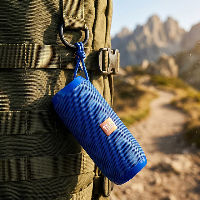 Outdoor Wireless Speaker IPX7 Waterproof Portable Hiking Speaker with Loud Stereo Bass and Long Playtime