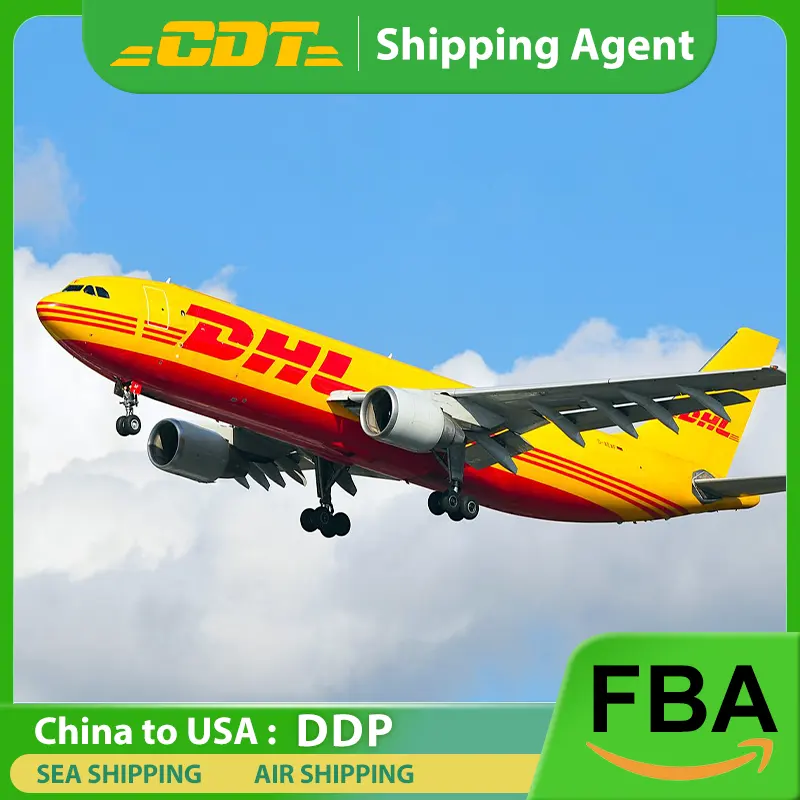 Logistique la moins chère DDP FBA Logistique de porte Agents d'expédition Mer Air Transitaire de la Chine vers les États-Unis, le Canada, le Royaume-Uni et l'Europe Dubaï