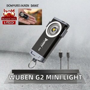 <span class=keywords><strong>Linterna</strong></span> de Llavero Recargable <span class=keywords><strong>Wuben</strong></span> G2 de Aleación de Aluminio, 500 Lúmenes, Regulable, Clasificación IP65, Mini <span class=keywords><strong>Linterna</strong></span> Portátil para Uso Diario - Product Image 2