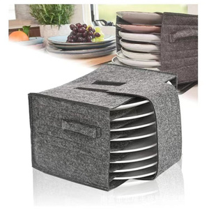 Bolsa de almacenamiento de placa de fieltro personalizada K2028, superventas, bolsa de almacenamiento de cubiertos para picnic y camping, bolsa de almacenamiento escalonada portátil - Product Image 5