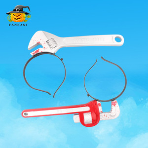 Halloween <b>Headband</b> With Wrench And Pipe <b>Plastic</b> Costume Prop For Cosplay Parties Photoshoots - Product Image 4