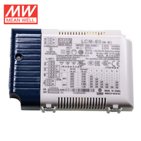 Série Mean Well LCM-60/LCM-60DA/LCM-60U/LCM-60KN, 60W, pilote LED à courant constant multi-étages, 2V/42V/57V/67V/86V/90V