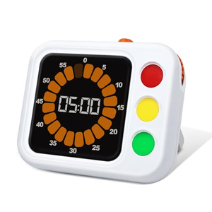 Minuteur de cuisine intelligent pour enfants, avec feux de circulation, compte à rebours de productivité, minuteur visuel Google pour enfants - Product Image 1