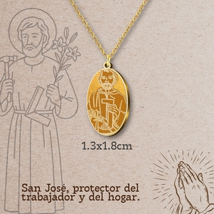 Cotigo Saint christopher สแตนเลสบริสุทธิ์จี้สร้อยคอคาทอลิกแฟชั่นเสน่ห์ - Product Image 4