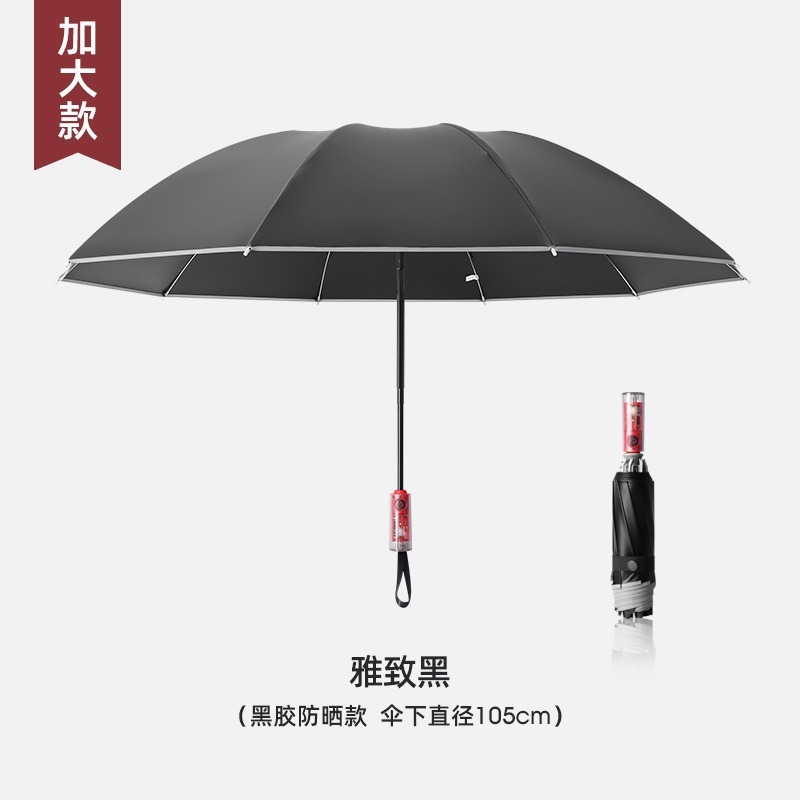 elegante negro [vinilo para lluvia o sol]