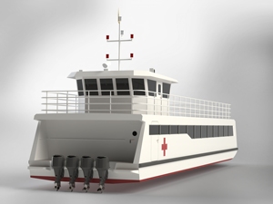 Bateau ambulance en aluminium Grandsea de 82 pieds, navire de secours, cliniques médicales flottantes, bateau à vendre - Product Image 6