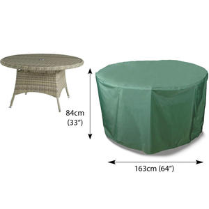 Funda Protectora para Muebles de Jardín, Tela Oxford 210D, Color Verde, para Sofá y Mesa Redonda - Product Image 5