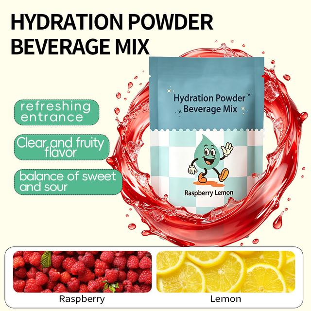 Custom Colored Hydrating Powder Sports Hydration Drink Mix OEM/ODM Electrolyte Various Flavors 7.41 oz Box Wholesale Private