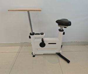 3-IN-1Spin Bike, <span class=keywords><strong>bicicleta</strong></span> de escritorio todo en uno con ejercitador de pedales, <span class=keywords><strong>bicicleta</strong></span> de Ciclismo de interior con resistencia ajustable con mesa - Product Image 3
