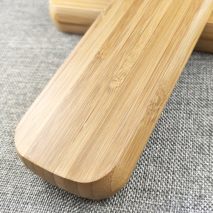 Scatola in Bambù Naturale Ecologica Personalizzata con Logo Inciso, Confezione Regalo Artigianale in <span class=keywords><strong>Legno</strong></span> di Bambù Vuota per Penne - Product Image 3