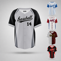 Camiseta de Béisbol Personalizada para Hombre, Uniforme de Equipo de Manga Corta con Botones, Venta al por Mayor con Logotipo, Nombre, Número y Diseño Personalizados