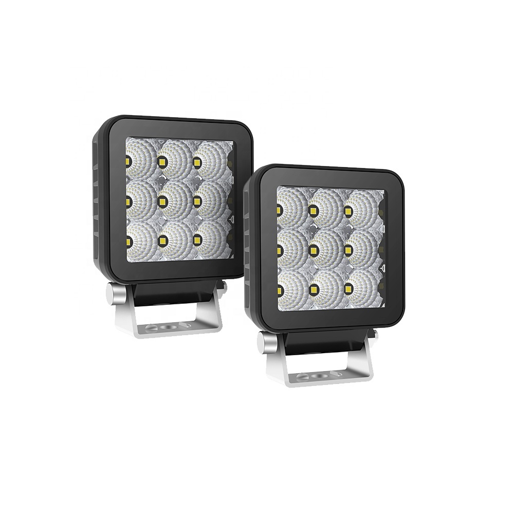 2022 New Design LED Fog Light Truck Car Off Road 3 Inch Square Mini Led Driving Lights Heavy Duty Working Lamp