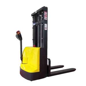 JINGEER Hoogcapaciteits Semi-elektrische Heftruck Pallettruck 1 ton 1,5 ton 1,5m 2,5m 3,5m Lange Vork 1,15m Pneumatische Banden Zittend - Product Image 1