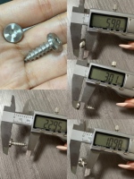Vis autotaraudeuses à couple élevé Torx M6*20mm SS304 antidérapantes, fixation professionnelle pour toiture, clôture et machines