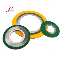 Joint spiralé ASEM B16.20, joint spiralé FG/CS RF, joint d'étanchéité à anneau intérieur et extérieur, joint de bride métallique en acier