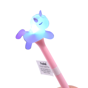 Juego de Bolígrafos de Gel de Plástico Premium FOSKA, Lindos Bolígrafos Luminosos con Diseño de Unicornio para Escribir en el Diario, Tomar Notas, Dibujar, Marcar y Dibujar - Product Image 2