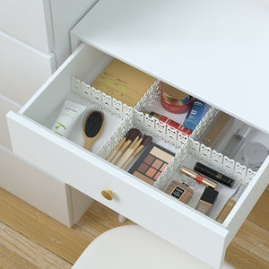 Séparateurs de tiroirs en plastique réglables pour rangement domestique - Product Image 2