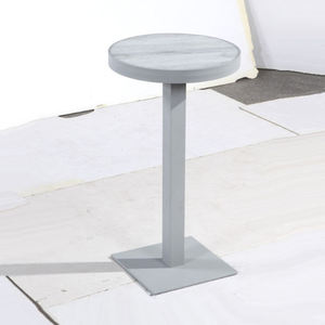 Mesa redonda de <span class=keywords><strong>Bar</strong></span> para cóctel, personalizada, 80cm, 32 pulgadas, alta, de mármol y vidrio, mesas de altura - Product Image 3