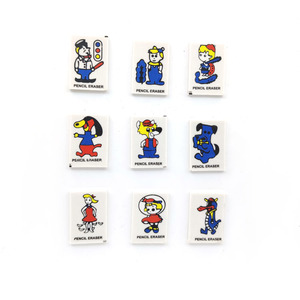 Goma de Borrar Kawaii Blanca con Diferentes Diseños, Hecha de Goma, para Niñas de Escuelas Africanas, para Exámenes y Oficina - Product Image 3