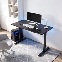 Bureau d'ordinateur PRORIALS, bureau PC, poste de travail gaming, design moderne, table gaming avec étagère extensible, bureau gaming pour la maison