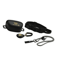 Kit d'entraînement pour chien : Sac à friandises en silicone, collier tactique, clicker et sifflet pour dresseur