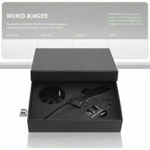 Bochen التكتيكية قابلة للطي أسود الألومنيوم متعددة الوظائف جيب الفولاذ المقاوم للصدأ أدوات المبرئ DIY OEM قابلة للتخصيص - Product Image 3