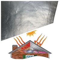 Barrière thermique réfléchissante en aluminium pour murs et toitures