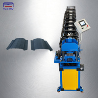 Machine automatique de formage de rouleaux de clôture colorée avec certification CE, pour usage en construction, commande PLC, largeur d'alimentation 154 mm