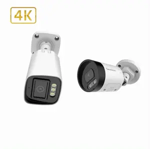 Caméra d'intérieur et extérieure 2MP 3MP 5MP 4K Ip67 petite balle dôme P2p Ip Caméra de sécurité Poe Caméra réseau Cctv
