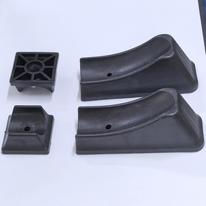 Patins de protection pour pieds de chaise, tube rond de 25 mm, antidérapants, en plastique noir, pour meubles - Product Image 3