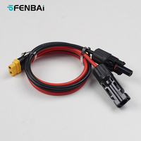 Cable Adaptador Solar FENBAI MC4 a XT60 XT90, Conector PV, Cable de Carga para Panel Solar, Estación de Energía Portátil, Generador Solar